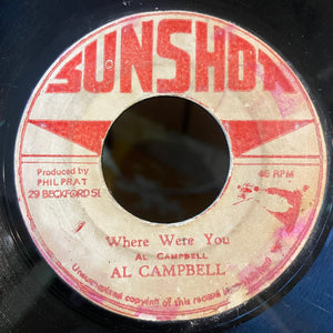 AL CAMPBELL [Where Were You]