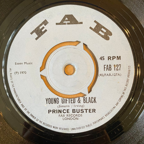 PRINCE BUSTER [Young Gifted & Black / Rebel]