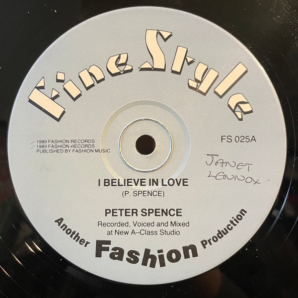 PETER SPENCE [I Believe In Love]