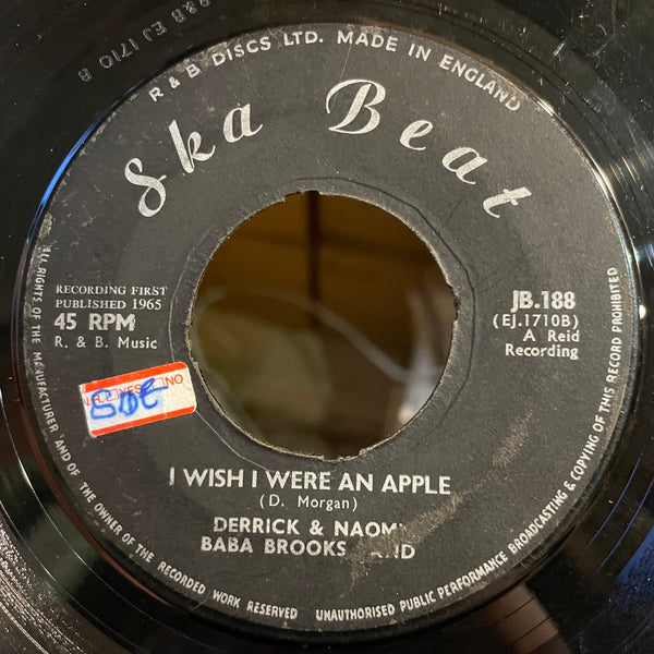 DERRICK MORGAN / DERRICK & NAOMI  [Around The Corner / I Wish I Were An Apple]