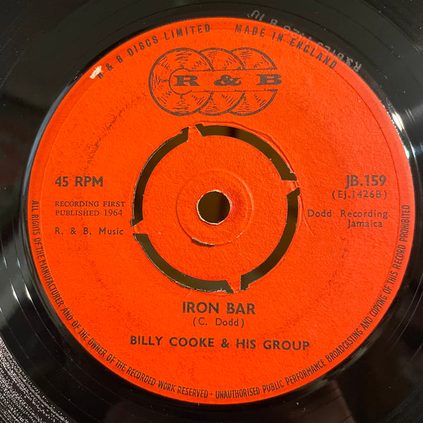 BILLY COOKIE / THE GAYLADS [Iron Bar / There'll Come A Day]
