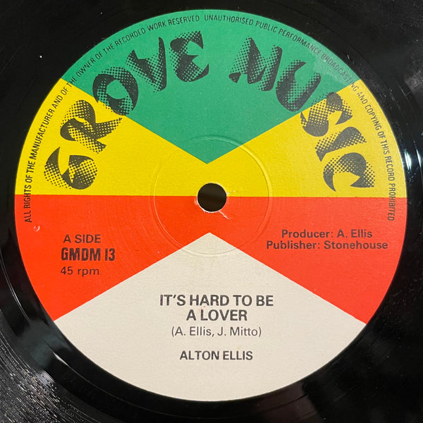 ALTON ELLIS [It's Hard To Be A Lover / Love Like Mine]