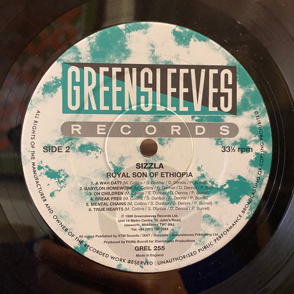 SIZZLA [Royal Son Of Ethiopia]