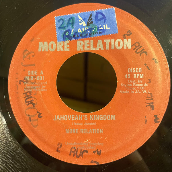 MORE RELATION [Jahoveahs Kingdom / Solve Problems]