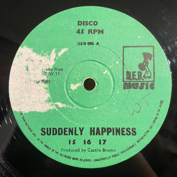 15, 16, 17 [Suddenly Happiness]