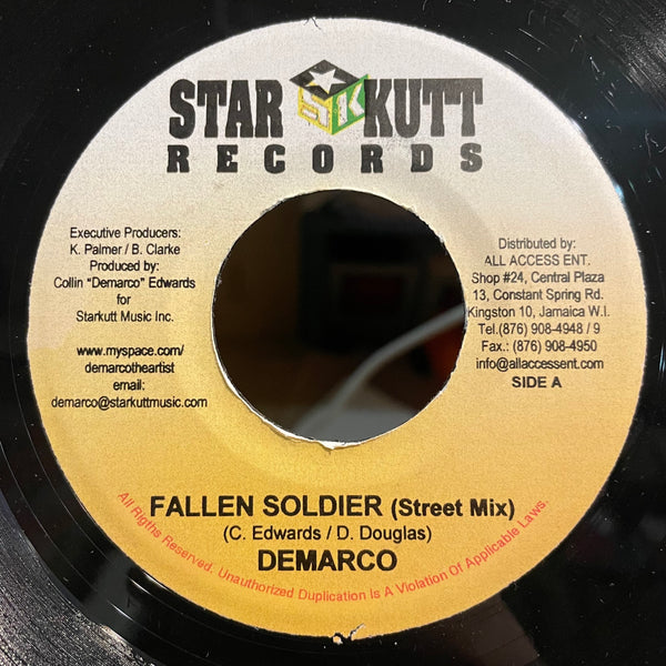 DEMARCO  [Fallen Soldier (Street Mix) / Fallen Soldier (Radio Mix)]