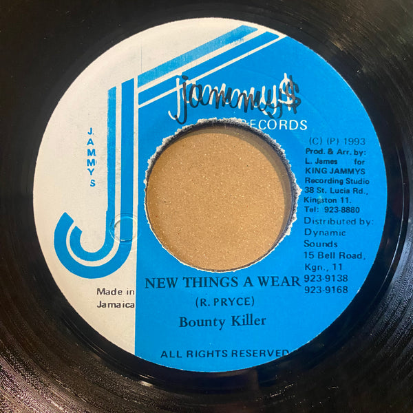 BOUNTY KILLER [New Things A Wear]