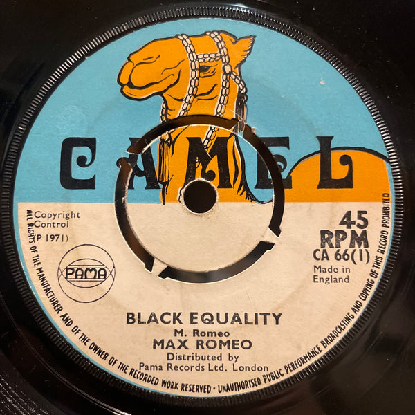 MAX ROMEO [Black Equality / Suffering]