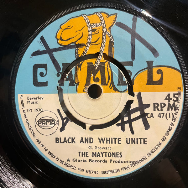 THE MAYTONES / GLORIAS ALLSTARS [Black And White Unite / Jumbo Jet]
