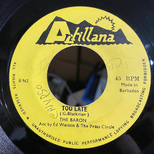 THE BARON  [Severe Licking / Too Late]