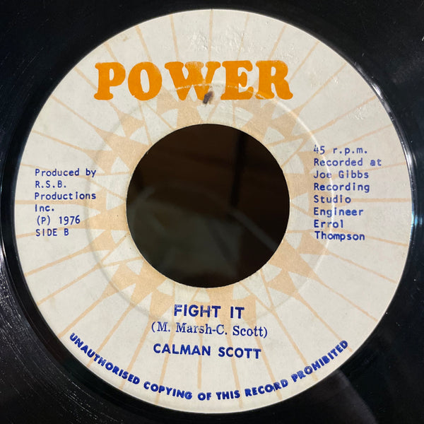 CALMAN SCOTT [Hard Times / Fight It]