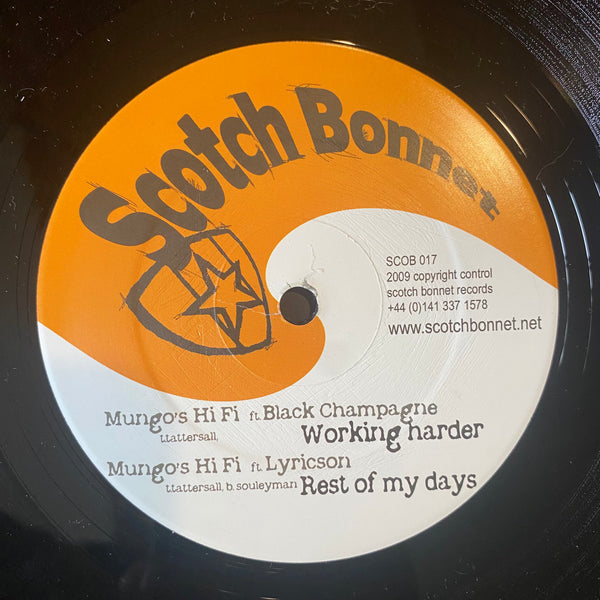 RANKING JOE, MUNGO'S HI FI / BLACK CHAMPAGNE / LYRICSON [Step It Out / Working Harder / Rest Of My Days]