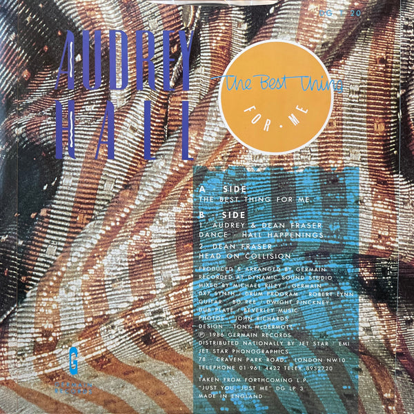 AUDREY HALL / AUDREY & DEAN FRASER [The Best Thing For Me / Dancehall Happenings]