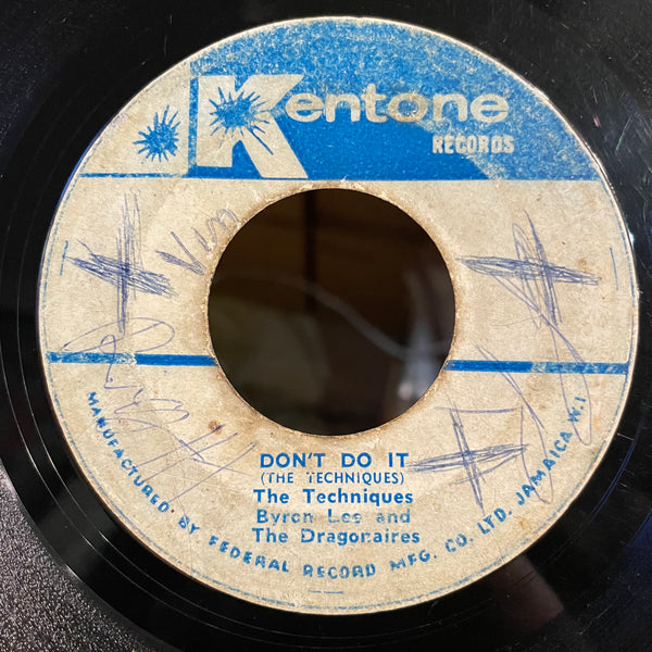 THE TECHNIQUES [No One /Don't Do It ]