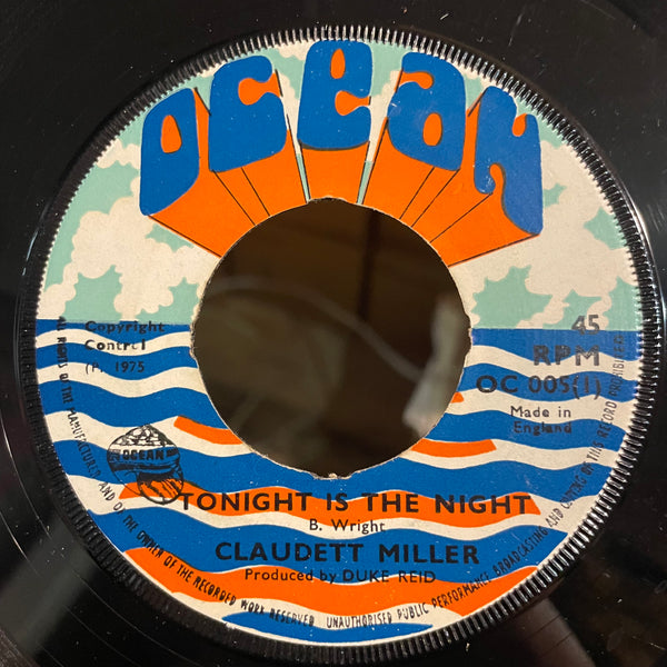 CLAUDETTE MILLER [Tonight Is The Night]