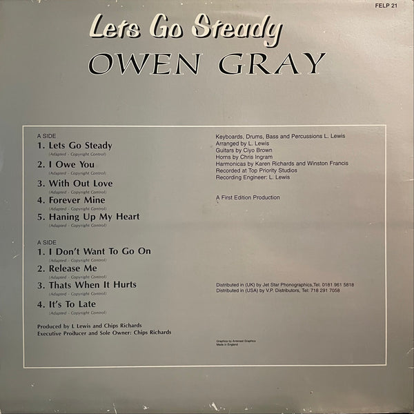 OWEN GRAY [Lets Go Steady]