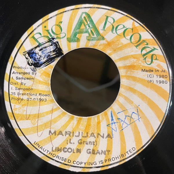 LINCOLN GRANT [Marijuana]
