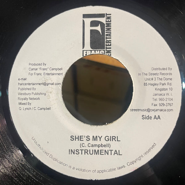 CHRISTOPHER MARTIN [She's My Girl]