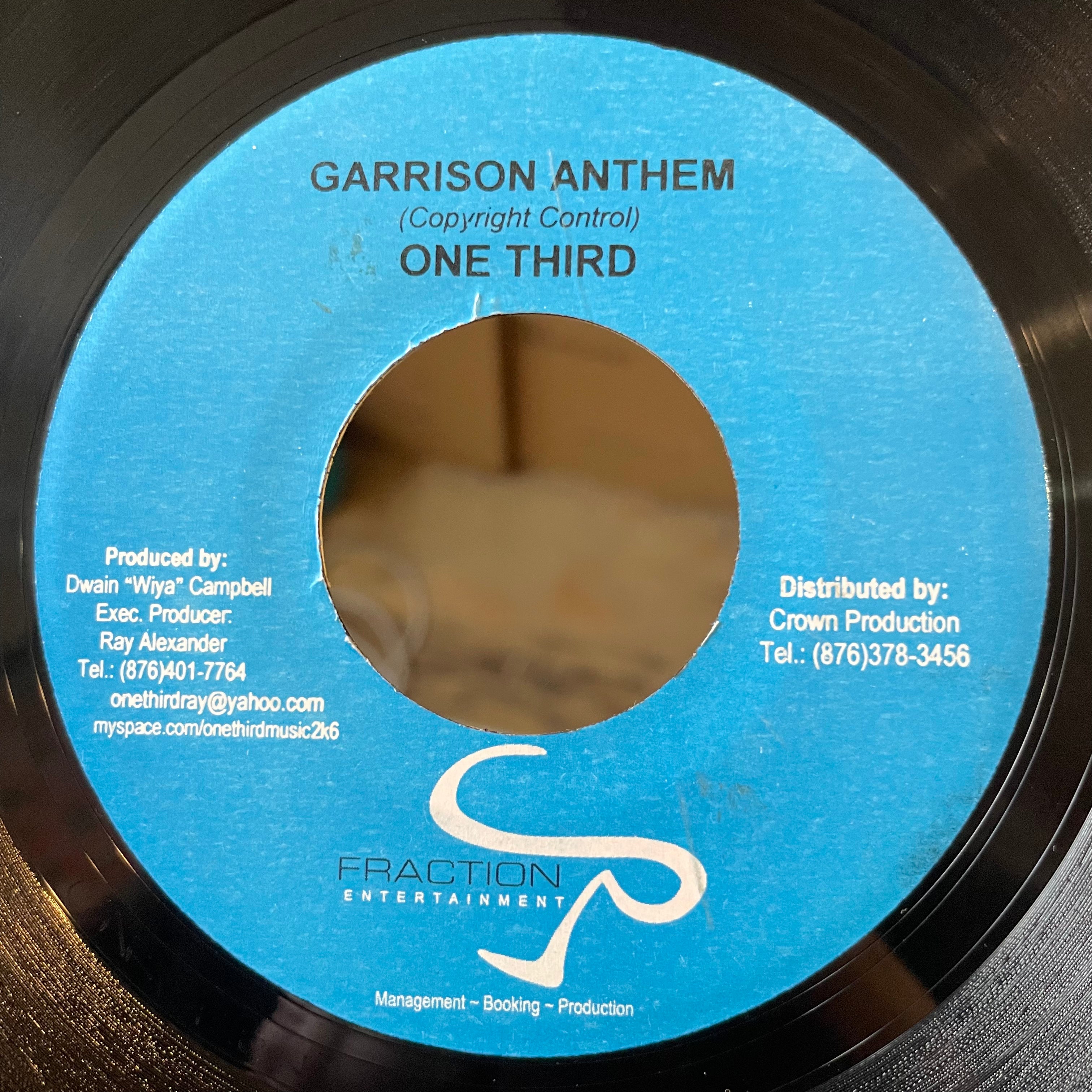 ONE THIRD [Garrison Anthem / Take My Breath Away]