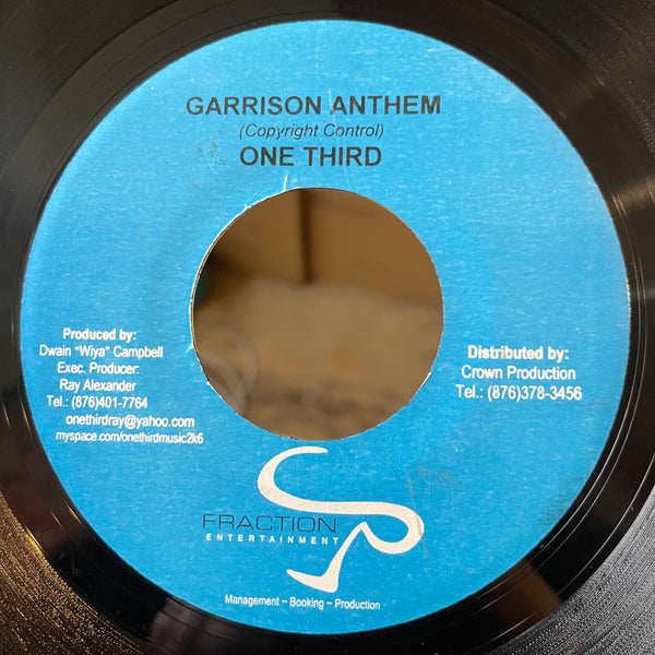 ONE THIRD [Garrison Anthem / Take My Breath Away]