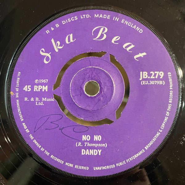 DANDY [No No / You're No Hustler]