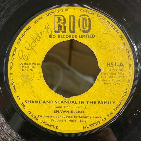 SHAWN ELLIOT [Shame And Scandal In The Family]