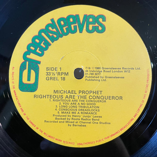 MICHAEL PROPHET [Righteous Are The Conqueror]