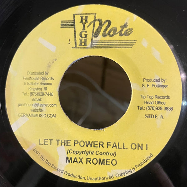 KEN BOOTHE / MAX ROMEO [Say You / Let The Power Fall On I]