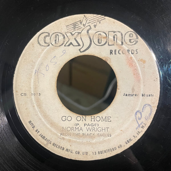NORMA WRIGHT / PARAGONS [Go On Home / Good Luck And Good Bye ]