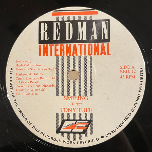 TONY TUFF [Smiling]