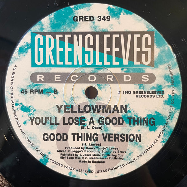 NINJAMAN / YELLOWMAN [Woman Get Set / You'll Lose A Good Thing]