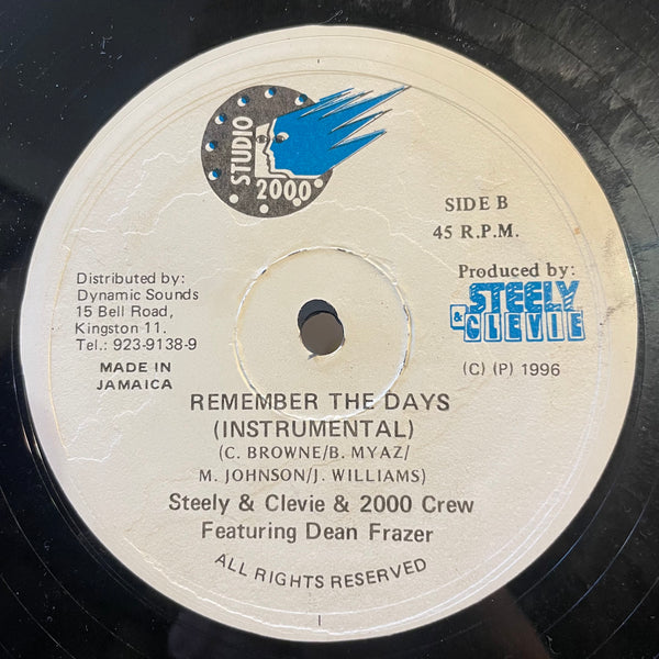 STEELY & CLEVIE [Remember The Days]