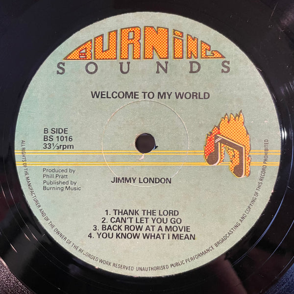 JIMMY LONDON [Welcome To My World]