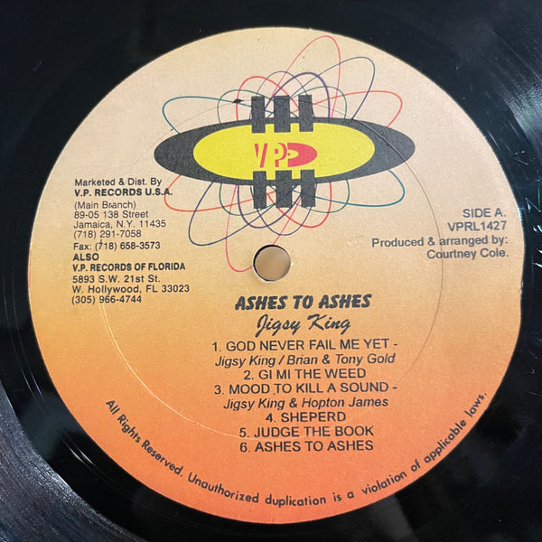 JIGSY KING [Ashes To Ashes]