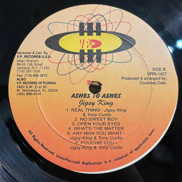 JIGSY KING [Ashes To Ashes]
