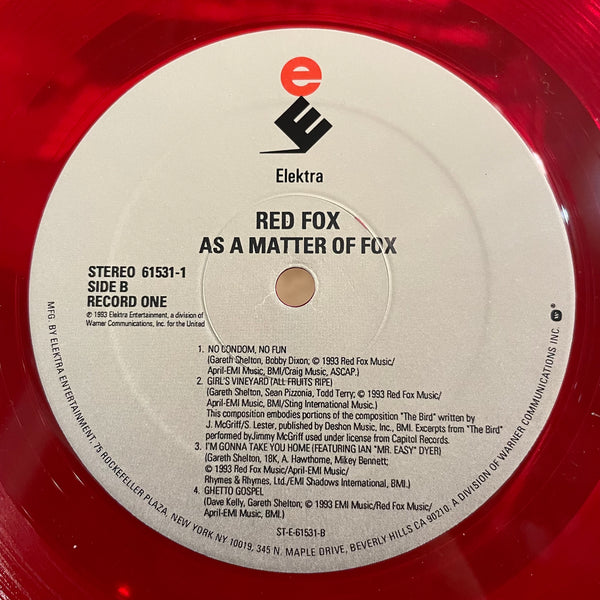 RED FOX [As A Matter Of Fox]