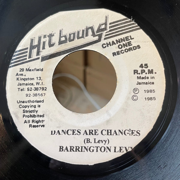 BARRINGTON LEVY / JAH THOMAS [Dances Are Changing / Ghetto Dance]