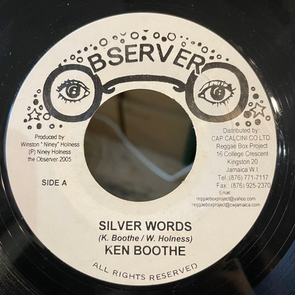 KEN BOOTHE [Silver Words]