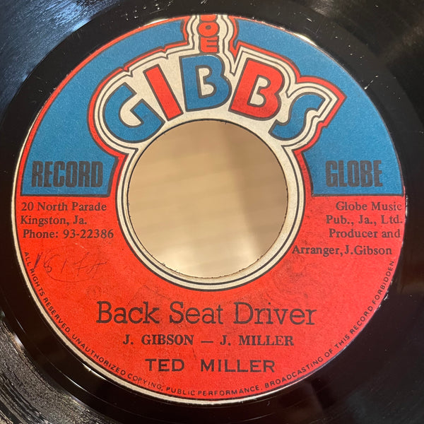 TED MILLER ( JACOB MILLER ) [Back Seat Lover]