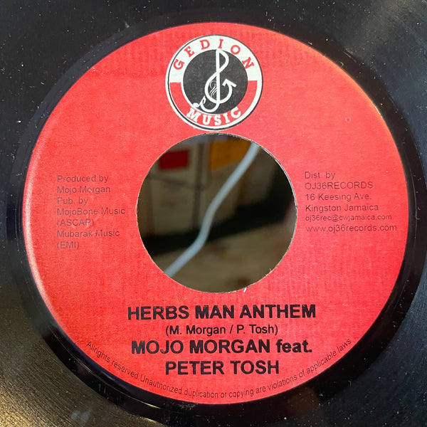 MOJO MORGAN / MOJO MORGAN FEAT. PETER TOSH [Herbs Man Anthem (Hip Hop Remix) / Herbs Man Anthem]