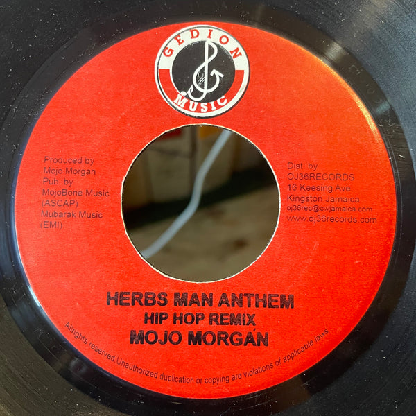 MOJO MORGAN / MOJO MORGAN FEAT. PETER TOSH [Herbs Man Anthem (Hip Hop Remix) / Herbs Man Anthem]