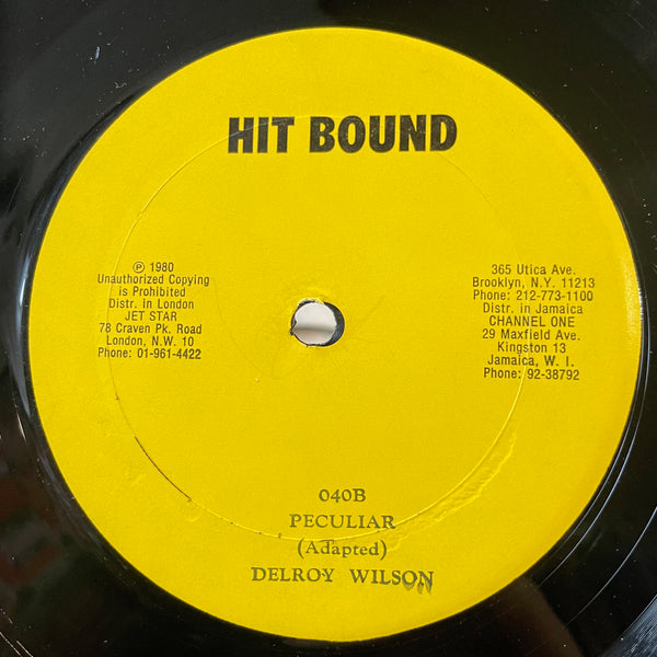 DELROY WILSON [Thank You For The Many Things / Peculiar]