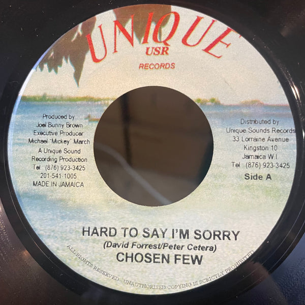 CHOSEN FEW / CHOSEN FEW FEAT. FUTURE TROUBLES [Hard To Say I'm Sorry]