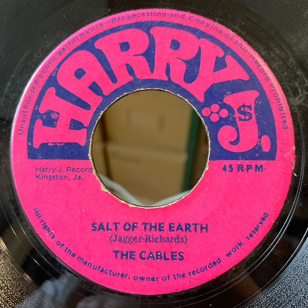 THE CABLES [Salt Of The Earth / Your Name Ring A Bell]