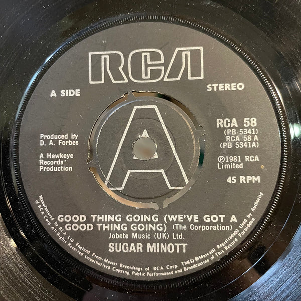 SUGAR MINOTT / DESI ROOTS [Good Thing Going / Hung Up]