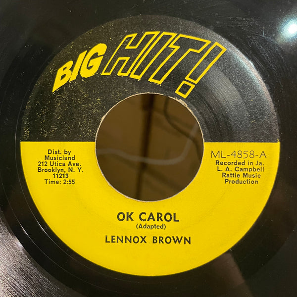 LENNOX BROWN  [Ok Carol]