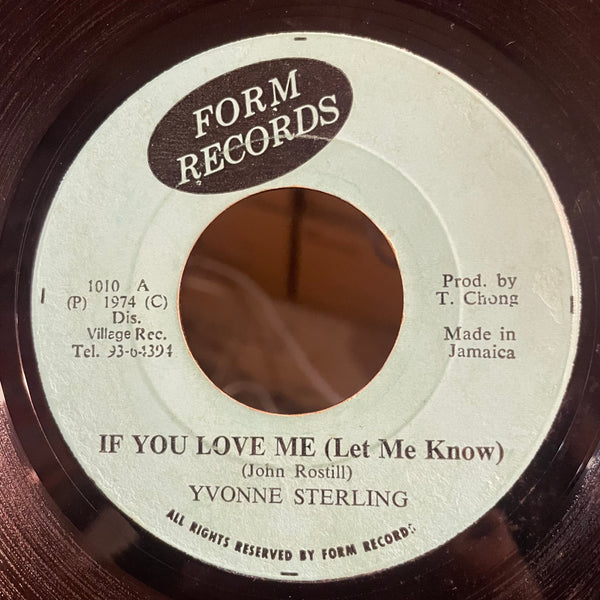 YVONNE STERLING [If You Love Me(Let Me Know)]