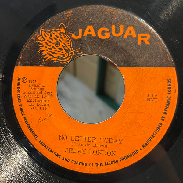 JIMMY LONDON [No Letter Today]