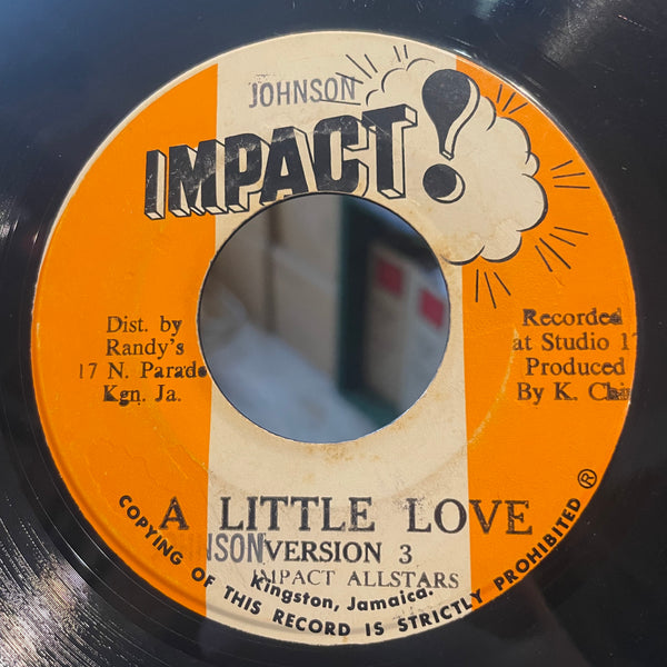 IMPACT ALLSTARS (PETER TOSH / DR. ALIMANTADO ) [A Little Love Version 3 / Version 4]