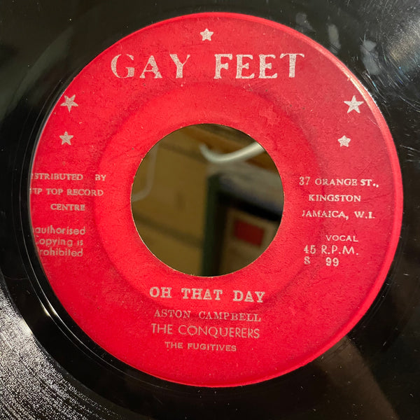 THE CONQURES  [Wont You Come Home / Oh That Day]